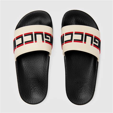 gucci kids stripped slides sandals cheap